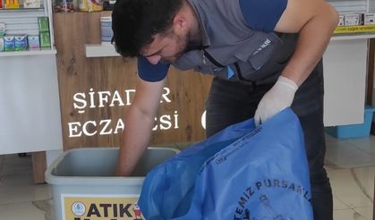 Pursaklar’da atık ilaçlar bertaraf ediliyor
